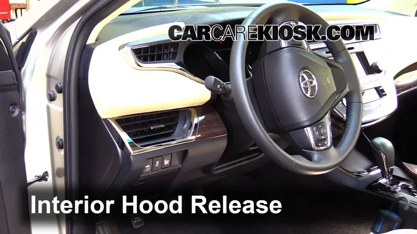 サボテン　Theory　Avalon Hood Open Cardi How To Open Hood: 1998 Toyota Avalon XL 3.0L V6